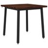 vidaXL Table &agrave; manger carr&eacute;e 60 x 55 x 75 cm Bois d'Acacia Massif