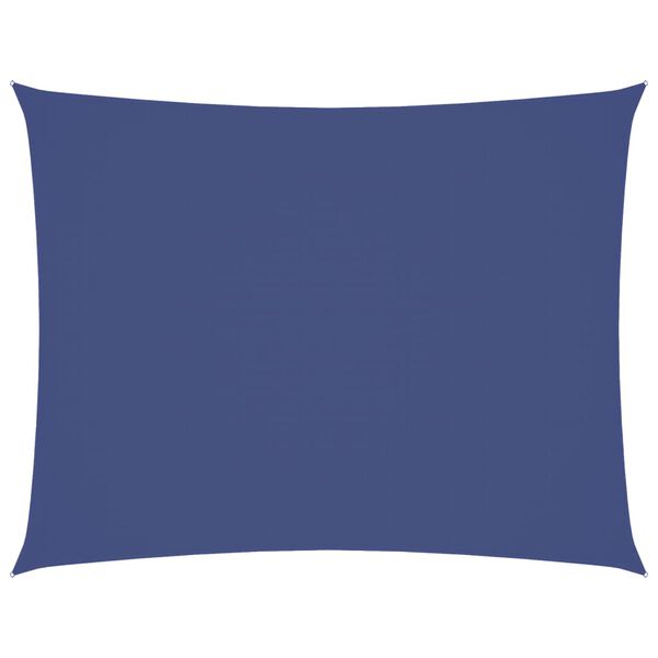 vidaXL Voile de parasol tissu oxford rectangulaire 3x4,5 m bleu