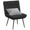 vidaXL Chaise de relaxation noir 64x74x84 cm velours