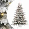 vidaXL Sapin de No&euml;l Artificiel &agrave; Branches Articul&eacute;es Blanc 240 cm