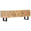 vidaXL Meuble TV 140x30x45 cm Bois de manguier massif