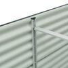 vidaXL Lit surélevé de jardin 320x80x81 cm Acier galvanisé Gris