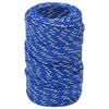 vidaXL Corde de bateau Bleu 2 mm 25 m Polypropyl&egrave;ne