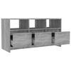 vidaXL Meuble TV Sonoma gris 102x37,5x52,5 cm Bois d'ingénierie