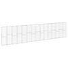 vidaXL Mur en gabion avec couvercles Acier galvanis&eacute; 900x30x200 cm