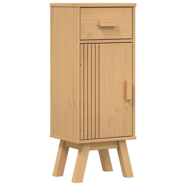 vidaXL Armoire de salle de bain Olden Marron 35 x 30 x 90 cm