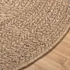 vidaXL Tapis 120 cm aspect jute intérieur et extérieur