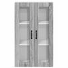 vidaXL Meuble mural de cuisine avec porte Gris Sonoma 60 x 31 x 100 cm