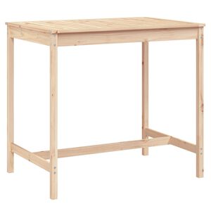 vidaXL Table de jardin 121x82,5x110 cm bois massif de pin