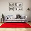 vidaXL Tapis HUARTE &agrave; poils courts doux et lavable rouge 160x160 cm