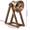 vidaXL Lampe de bureau 25 W laiton antique 30x17x40 cm E27