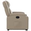 vidaXL Fauteuil inclinable Cappuccino Similicuir
