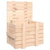 vidaXL Bo&icirc;te de rangement 58x40,5x42 cm Bois massif de pin
