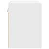 vidaXL Armoire suspendue Blanc 40 x 29,5 x 40 cm Bois d'ing&eacute;nierie