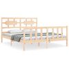vidaXL Cadre de lit sans matelas bois de pin massif