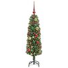 vidaXL Sapin de No&euml;l artificiel Vert 120 cm PVC et acier et plastique