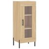 vidaXL Buffet Ch&ecirc;ne sonoma 34,5x34x90 cm Bois d'ing&eacute;nierie