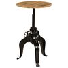 vidaXL Table de bar Bois de manguier massif 60 x (76-110) cm