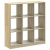 vidaXL Bibliothèque chêne sonoma 102x32x108 cm bois d'ingénierie