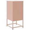 vidaXL Tables de chevet 2 pcs rose 36x39x78 cm acier