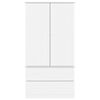 vidaXL Garde-robe ALTA blanc 90x55x170 cm bois massif de pin