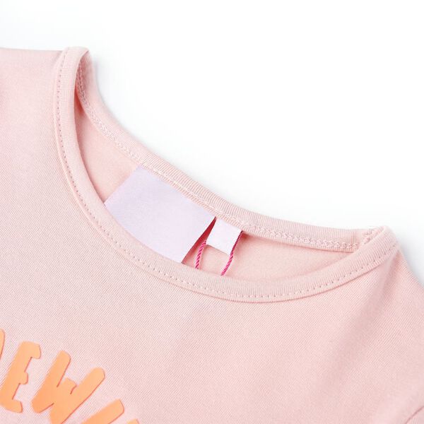T-shirt pour enfants rose clair 104