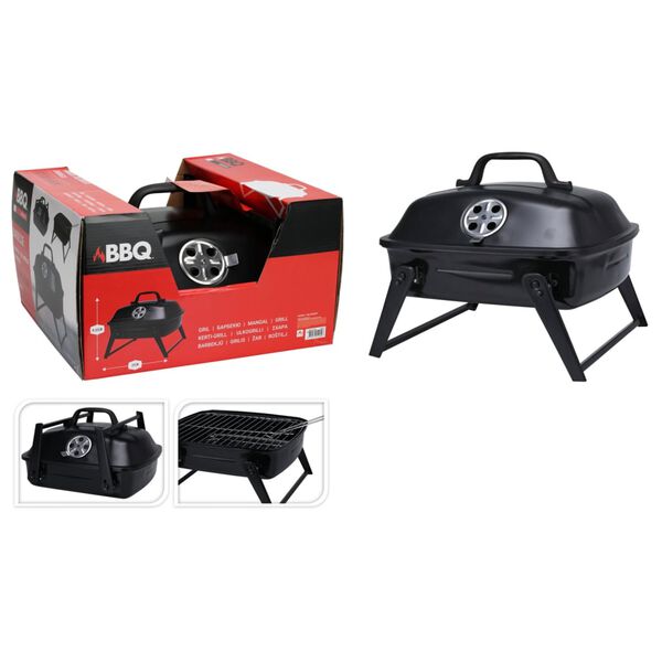 ProGarden Barbecue portable noir