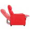 vidaXL Fauteuil inclinable Rouge Similicuir