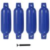 vidaXL Pare-choc de bateau 4 pcs bleu 41x11,5 cm PVC