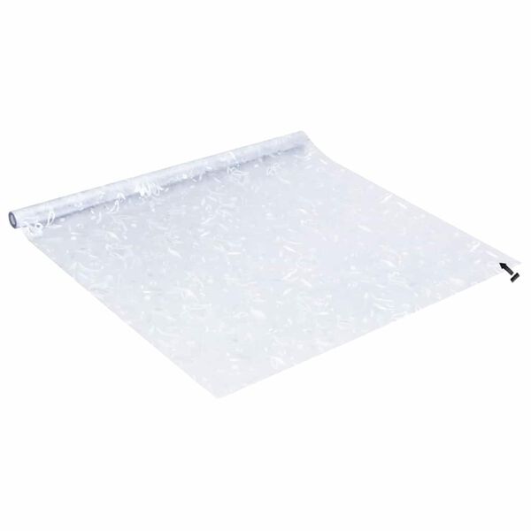 vidaXL Film de fen&ecirc;tre statique Motif fleurs 60 x 500 cm PVC
