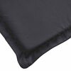vidaXL Coussin de chaise longue noir 180x60x4 cm tissu oxford