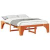 vidaXL Cadre de lit Marron 160 x 200 cm Pin massif