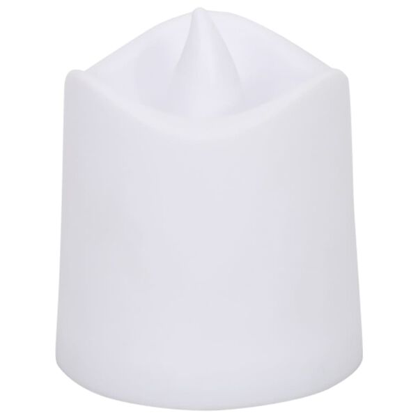 vidaXL Bougies &eacute;lectriques sans flamme &agrave; LED color&eacute;es 24 pcs