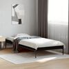 vidaXL Cadre de lit sans matelas noir 100x200 cm