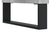 vidaXL Buffet haut Gris b&eacute;ton 69,5x34x180 cm Bois d'ing&eacute;nierie