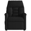 vidaXL Fauteuil inclinable &eacute;lectrique Noir Tissu