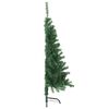 vidaXL Sapin de No&euml;l artificiel pr&eacute;-&eacute;clair&eacute; Vert 120 cm PVC