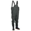 vidaXL Cuissardes avec bottes vert fonc&eacute; taille 38