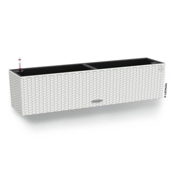 LECHUZA Jardini&egrave;re BALCONERA Cottage 80 ALL-IN-ONE Blanc