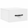 vidaXL Tables de chevet murales 2 pcs blanc 35x35x20 cm