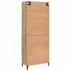 vidaXL Haut Armoire 2 pcs Ch&ecirc;ne artisanal Bois d'ing&eacute;nierie