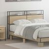 vidaXL T&ecirc;te de lit de rangement Ch&ecirc;ne sonoma 135 cm Bois d'ing&eacute;nierie