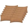 vidaXL Housse de coussin 12 pc HOUTEN Beige 40 x 80 cm Boucl&eacute;