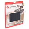 FLAMINGO Tapis de dressage antid&eacute;rapant lavable Patsy L Gris