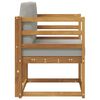 vidaXL Canap&eacute; d&rsquo;ext&eacute;rieur Bois d'acacia massif et polyester