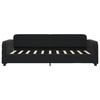 vidaXL Lit de repos sans matelas noir 90x190 cm velours