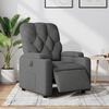 vidaXL Fauteuil inclinable &eacute;lectrique Gris fonc&eacute; Tissu