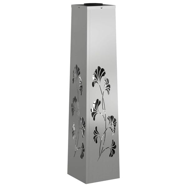 vidaXL Lumi&egrave;re de chemin LED solaire 2 pcs Galvanis&eacute; Galvanis&eacute;