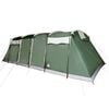 vidaXL Tente familiale tunnel 8 personnes vert imperméable