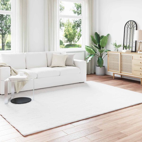 vidaXL Tapis en Fourrure Synth&eacute;tique de Lapin Olite Blanc 200 x 280 cm